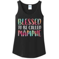 Womens Blessed To Be Called Mammie Mother's Day Ladies Essential Tank