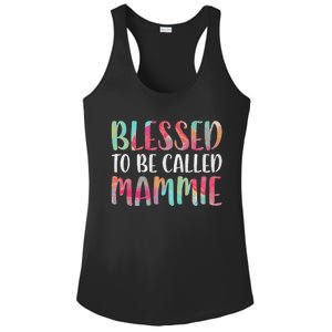 Womens Blessed To Be Called Mammie Mother's Day Ladies PosiCharge Competitor Racerback Tank