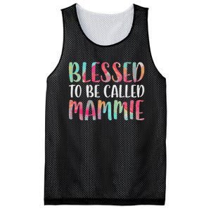 Womens Blessed To Be Called Mammie Mother's Day Mesh Reversible Basketball Jersey Tank