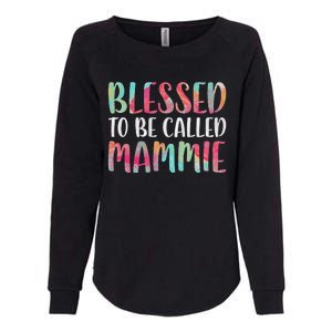 Womens Blessed To Be Called Mammie Mother's Day Womens California Wash Sweatshirt