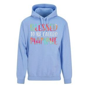 Womens Blessed To Be Called Mammie Mother's Day Unisex Surf Hoodie