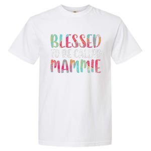 Womens Blessed To Be Called Mammie Mother's Day Garment-Dyed Heavyweight T-Shirt