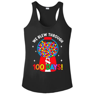 We Blew Through 100 Days Of School 100 Days Smarter Brighter Cool Gift Ladies PosiCharge Competitor Racerback Tank