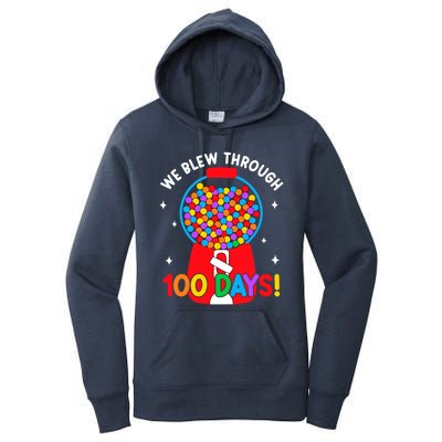 We Blew Through 100 Days Of School 100 Days Smarter Brighter Cool Gift Women's Pullover Hoodie