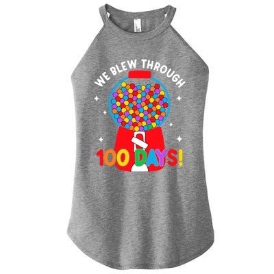 We Blew Through 100 Days Of School 100 Days Smarter Brighter Cool Gift Women's Perfect Tri Rocker Tank