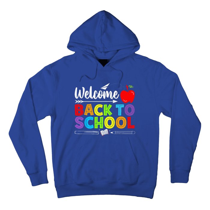 Welcome Back To School Funny Teacher Love Hoodie