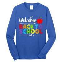 Welcome Back To School Funny Teacher Love Long Sleeve Shirt