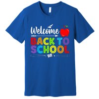 Welcome Back To School Funny Teacher Love Premium T-Shirt