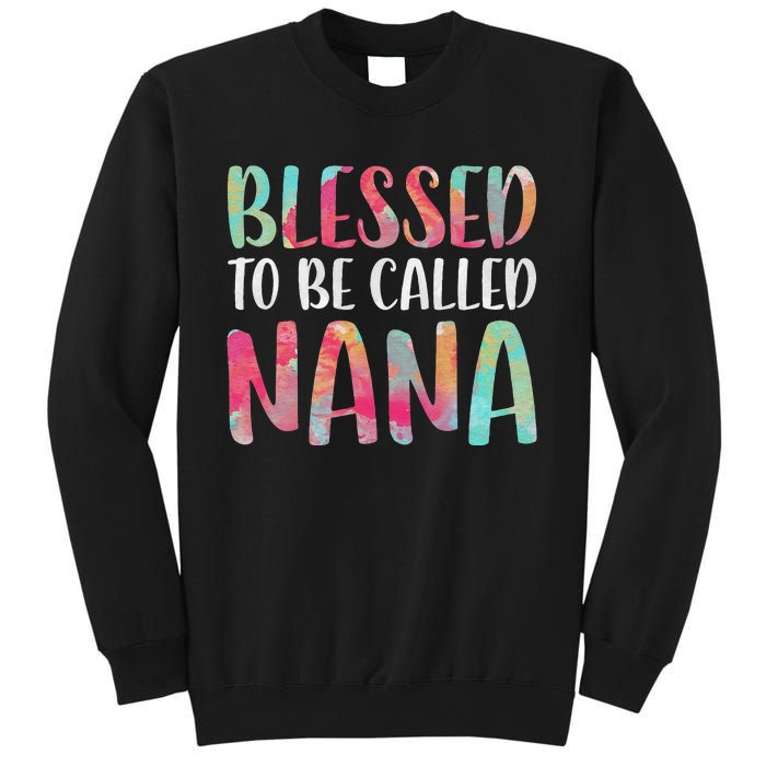 Womens Blessed To Be Called Nana Mother's Day Sweatshirt