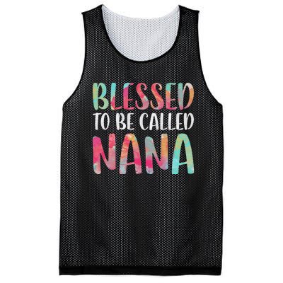 Womens Blessed To Be Called Nana Mother's Day Mesh Reversible Basketball Jersey Tank