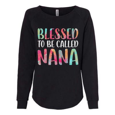 Womens Blessed To Be Called Nana Mother's Day Womens California Wash Sweatshirt