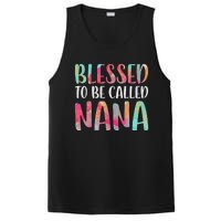 Womens Blessed To Be Called Nana Mother's Day PosiCharge Competitor Tank