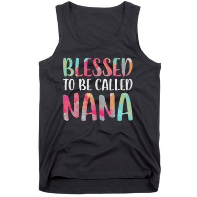 Womens Blessed To Be Called Nana Mother's Day Tank Top