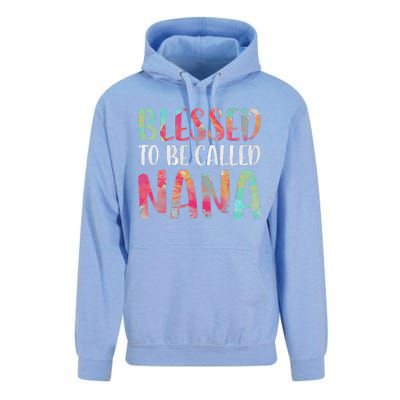 Womens Blessed To Be Called Nana Mother's Day Unisex Surf Hoodie