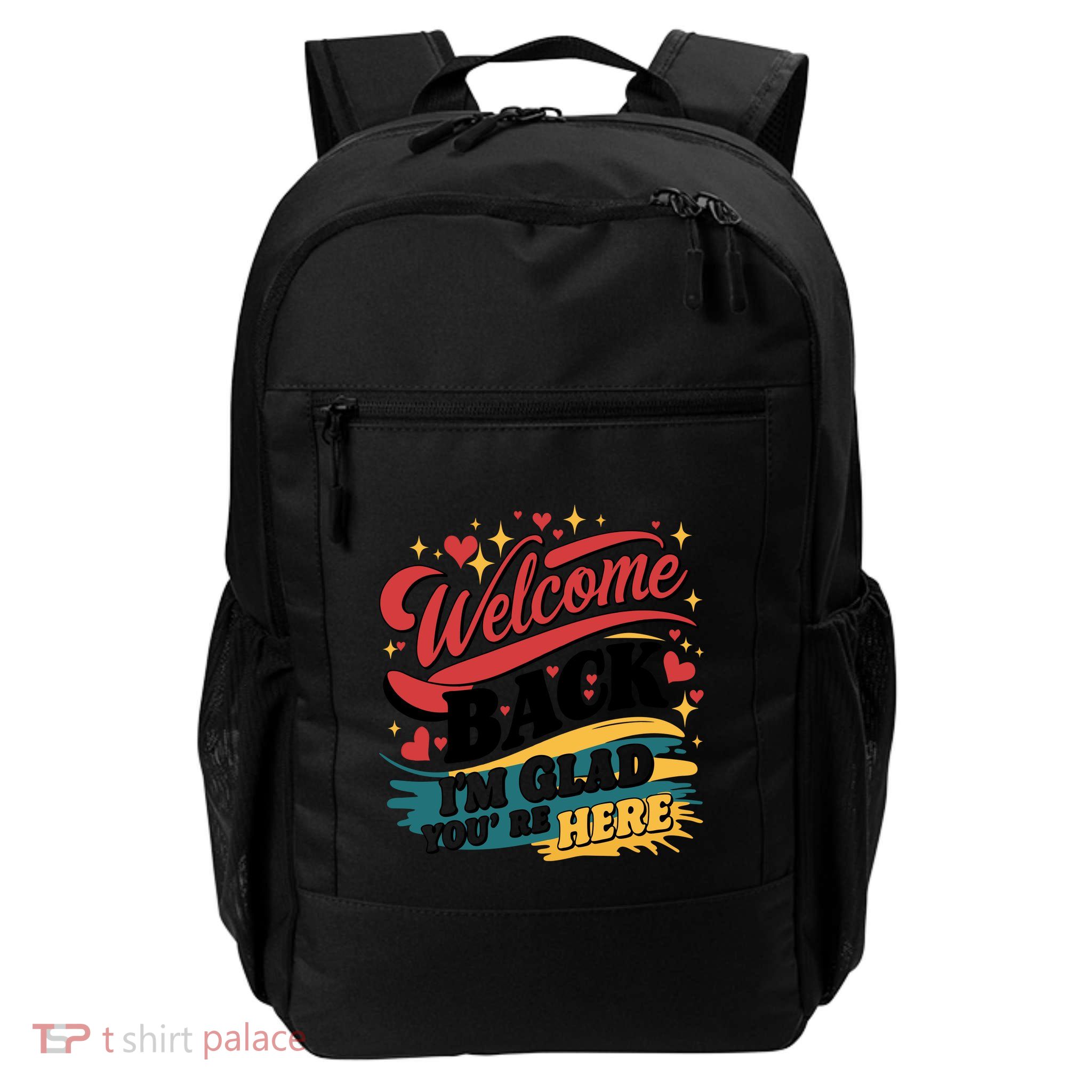 Welcome Back To School Graphic Daily Commute Backpack