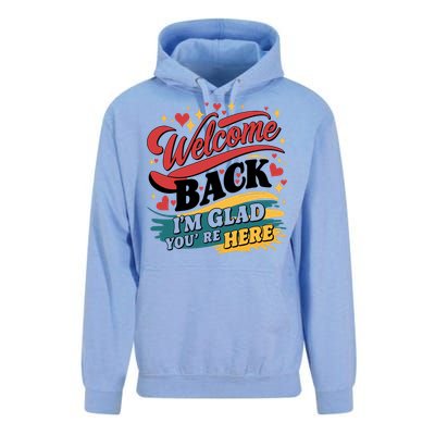 Welcome Back To School Graphic Unisex Surf Hoodie