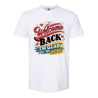 Welcome Back To School Graphic Softstyle CVC T-Shirt