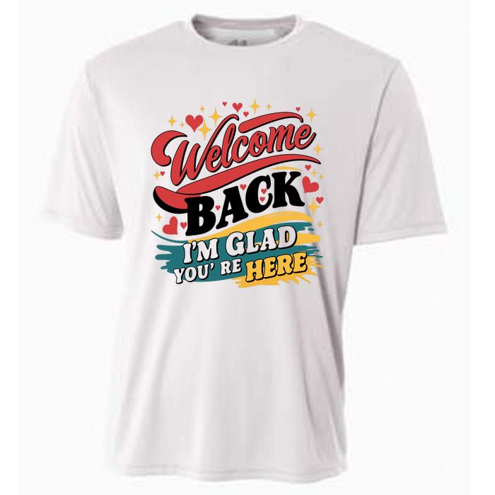 Welcome Back To School Graphic Cooling Performance Crew T-Shirt