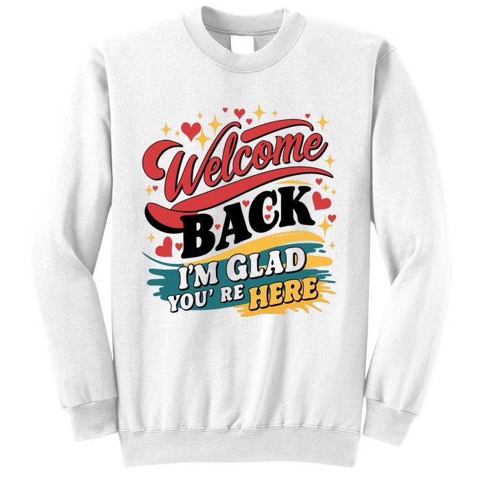 Welcome Back To School Graphic Sweatshirt