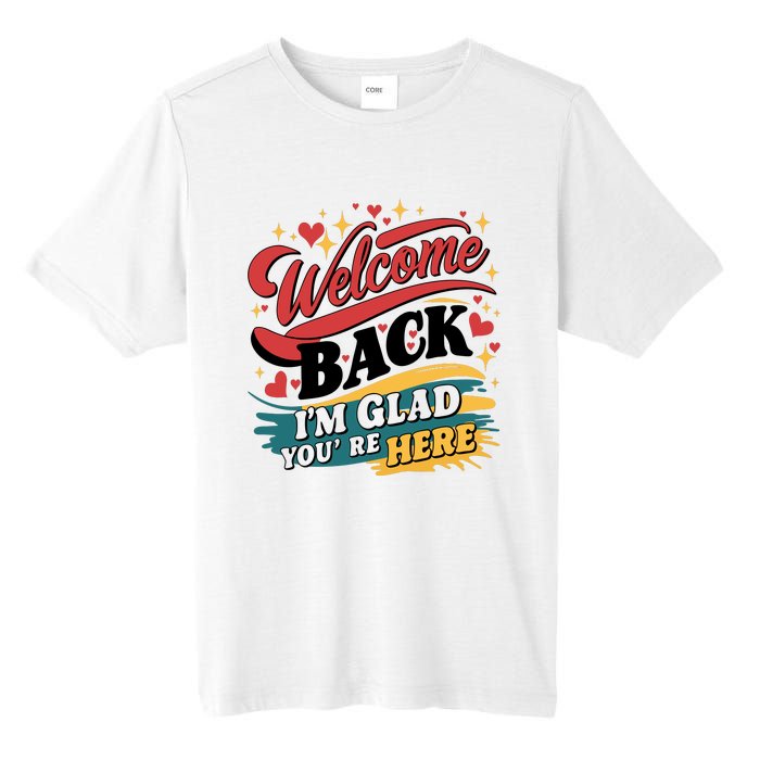 Welcome Back To School Graphic Tall Fusion ChromaSoft Performance T-Shirt