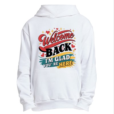 Welcome Back To School Graphic Urban Pullover Hoodie