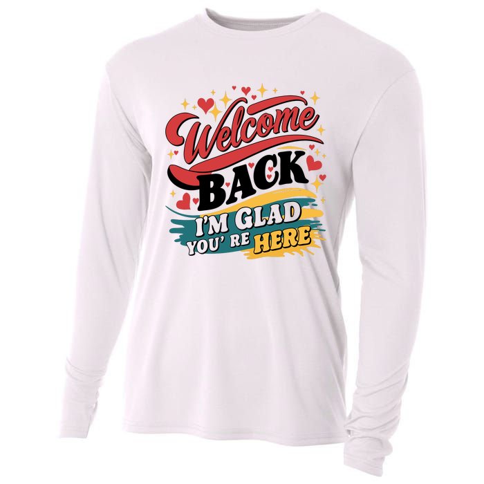 Welcome Back To School Graphic Cooling Performance Long Sleeve Crew