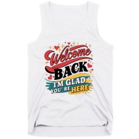 Welcome Back To School Graphic Tank Top