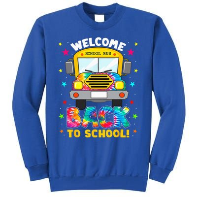 Welcome Back To School Funny Outfit School Bus Driver Tall Sweatshirt