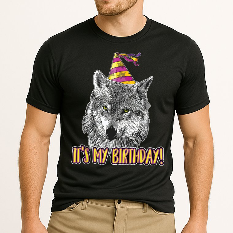 Wolf Birthday Themed Party Wolves Theme Wolf Lover Cooling Performance Crew T-Shirt