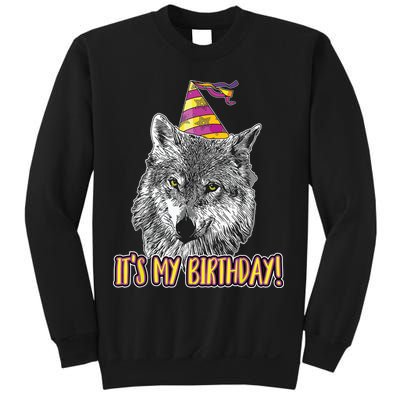 Wolf Birthday Themed Party Wolves Theme Wolf Lover Sweatshirt