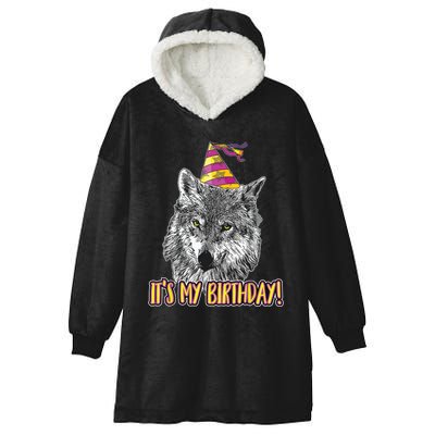 Wolf Birthday Themed Party Wolves Theme Wolf Lover Hooded Wearable Blanket