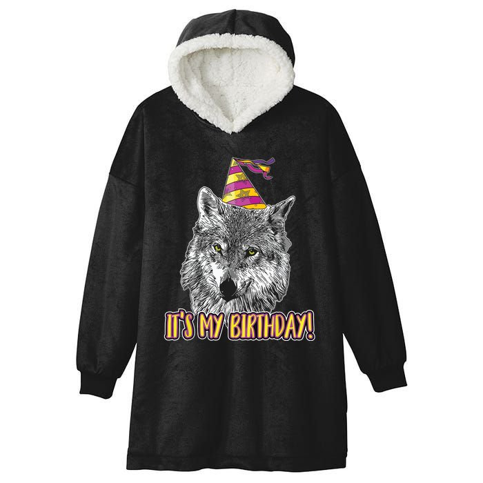 Wolf Birthday Themed Party Wolves Theme Wolf Lover Hooded Wearable Blanket