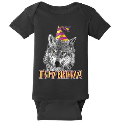 Wolf Birthday Themed Party Wolves Theme Wolf Lover Baby Bodysuit