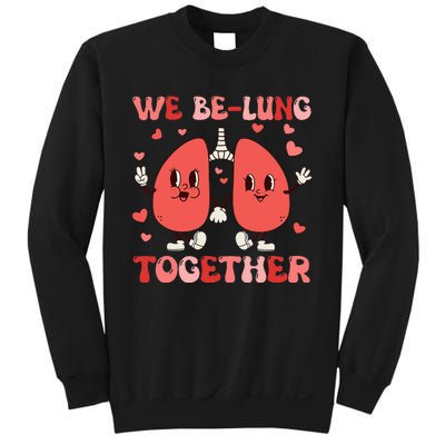 We Belung Together Respiratory Therapist Couples Valentine Sweatshirt