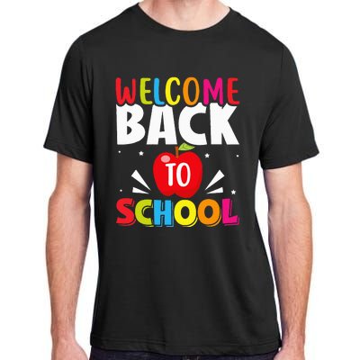 Welcome Back To School Retro First Day Of School Teacher Adult ChromaSoft Performance T-Shirt