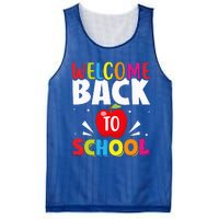 Welcome Back To School Retro First Day Of School Teacher Mesh Reversible Basketball Jersey Tank