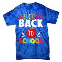 Welcome Back To School Retro First Day Of School Teacher Tie-Dye T-Shirt