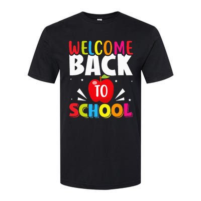 Welcome Back To School Retro First Day Of School Teacher Softstyle® CVC T-Shirt