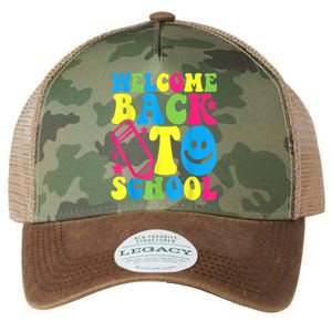 Welcome Back To School Funny Teachers Students Gift Legacy Tie Dye Trucker Hat