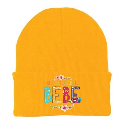 Womens Blessed To Be Called Bebe Bebe To Be Mothers Day Knit Cap Winter Beanie