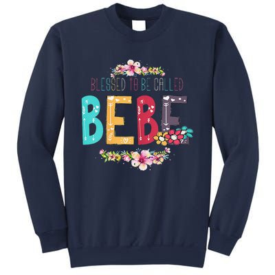 Womens Blessed To Be Called Bebe Bebe To Be Mothers Day Sweatshirt