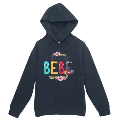 Womens Blessed To Be Called Bebe Bebe To Be Mothers Day Urban Pullover Hoodie