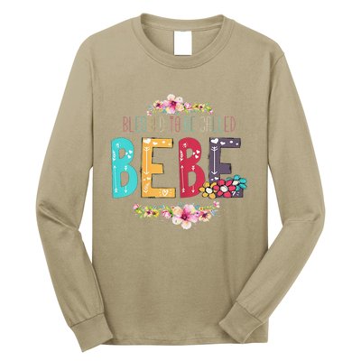 Womens Blessed To Be Called Bebe Bebe To Be Mothers Day Long Sleeve Shirt