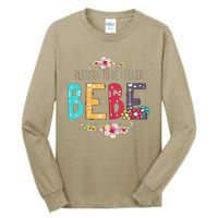 Womens Blessed To Be Called Bebe Bebe To Be Mothers Day Tall Long Sleeve T-Shirt