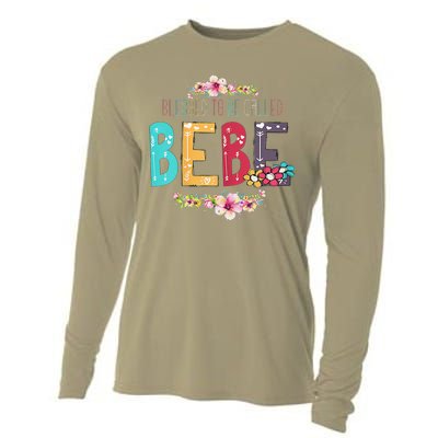 Womens Blessed To Be Called Bebe Bebe To Be Mothers Day Cooling Performance Long Sleeve Crew