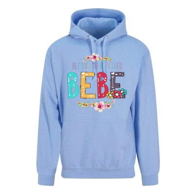 Womens Blessed To Be Called Bebe Bebe To Be Mothers Day Unisex Surf Hoodie