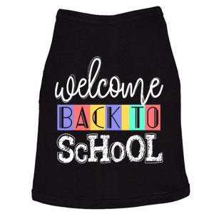 Welcome Back To School First Day of School Teachers Gifts Doggie Tank