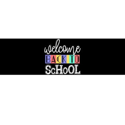 Welcome Back To School First Day of School Teachers Gifts Bumper Sticker