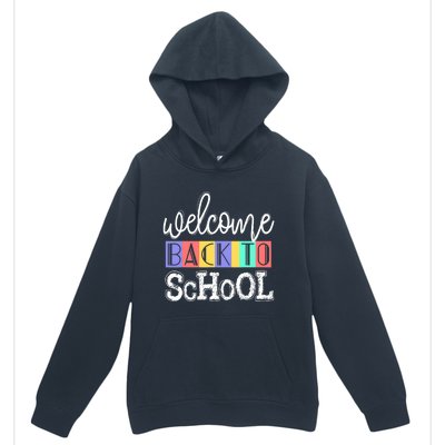 Welcome Back To School First Day of School Teachers Gifts Urban Pullover Hoodie