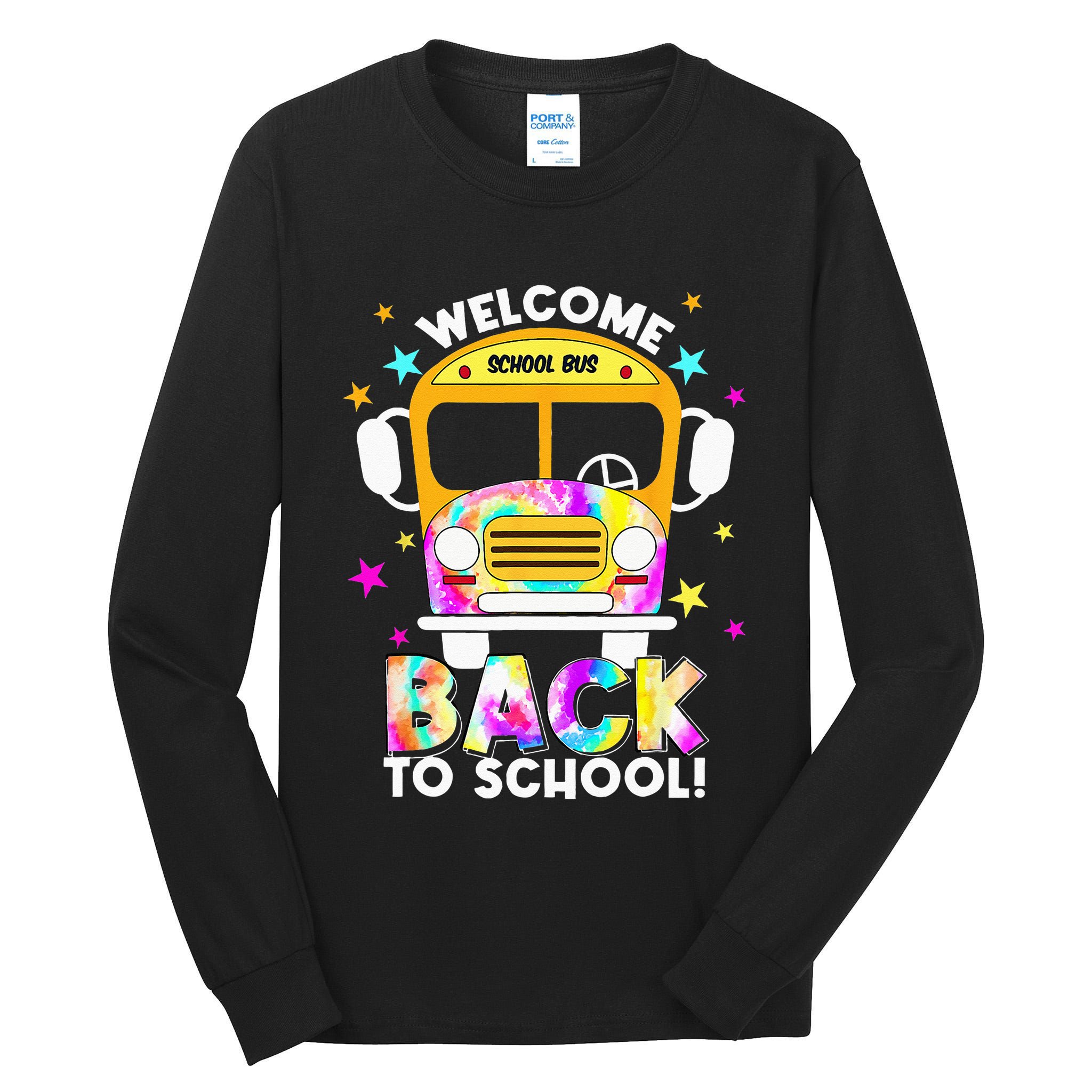 Welcome Back To School For Bus Drivers Transportation Dept Tall Long Sleeve T-Shirt